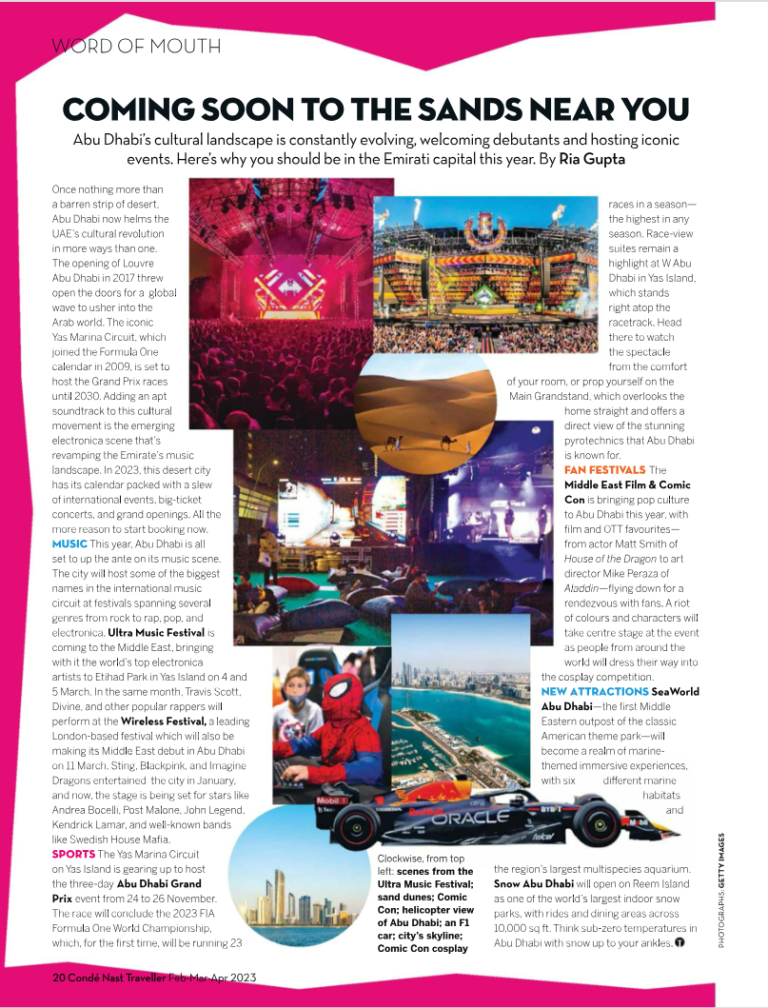 What's New in Dubai | CNTraveller, Feb 2023