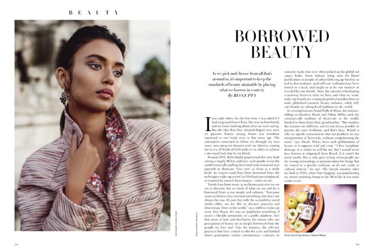 Borrowed Beauty | Harper's Bazaar, May 2024